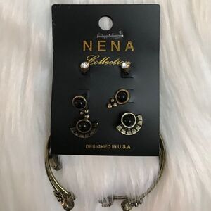 6 piece earrings and bracelet set